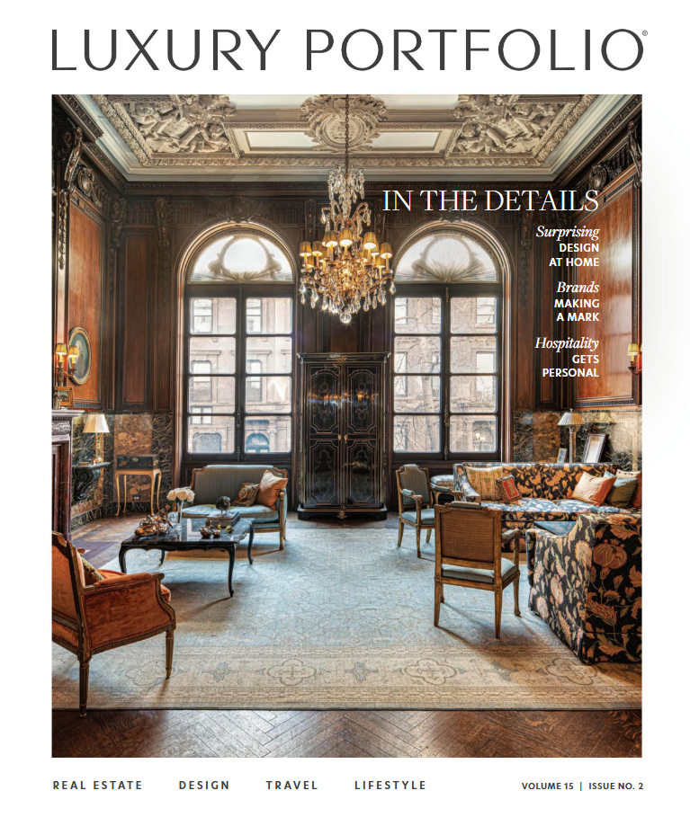 Luxury Portfolio International Magazine Fall 2025 Volume 15 Issue 2 cover featuring St John USVI properties